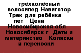 трёхколёсный велосипед Навигатор Трек для ребёнка 2-4 лет › Цена ­ 3 800 - Новосибирская обл., Новосибирск г. Дети и материнство » Коляски и переноски   